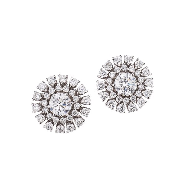 Boucles d'oreilles Valentina Callegher Femme in Or blanc Diamante 1.09 Ct 12485/1*S - 12485/1*S